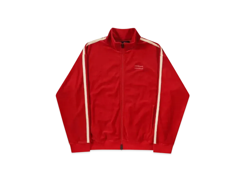 Unknown London Velour Track Jacket "Red"
