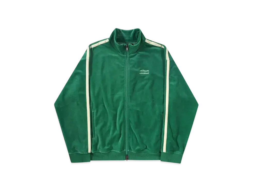 Unknown London Velour Track Jacket "Green"
