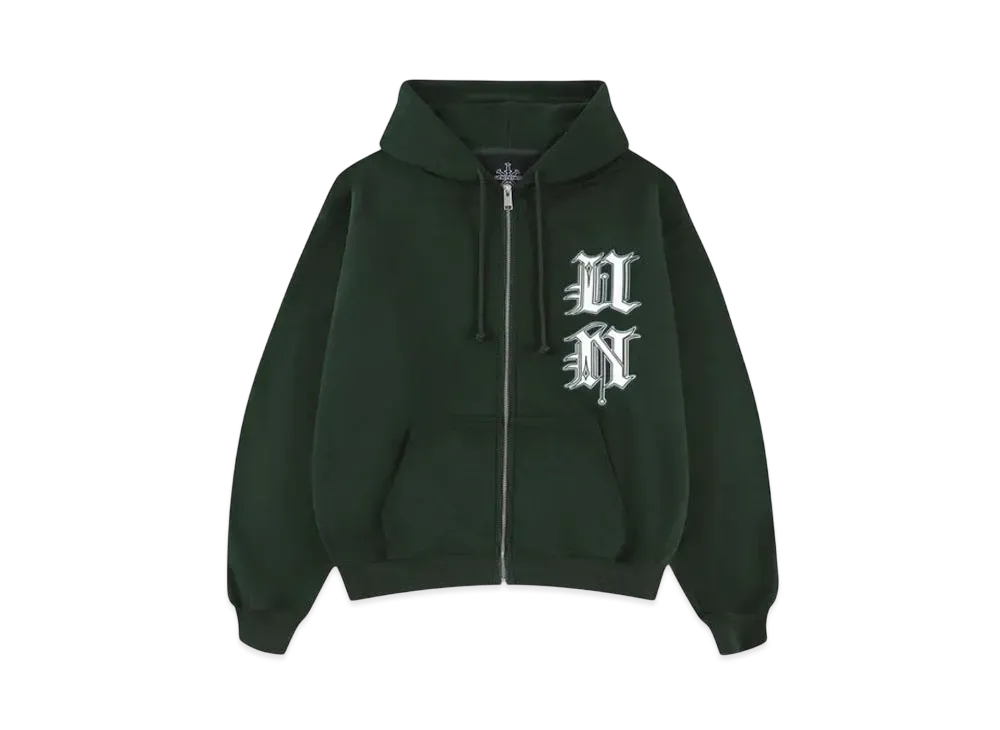 Unknown London Un Fabric Patch Hoodie "Green"