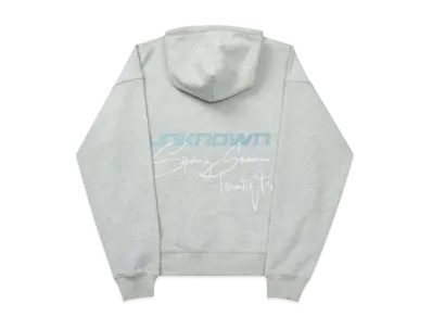 Unknown London Signature Rhinestone Hoodie "Grey"