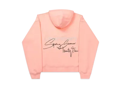 Unknown London Signature Rhinestone Hoodie "Pink"