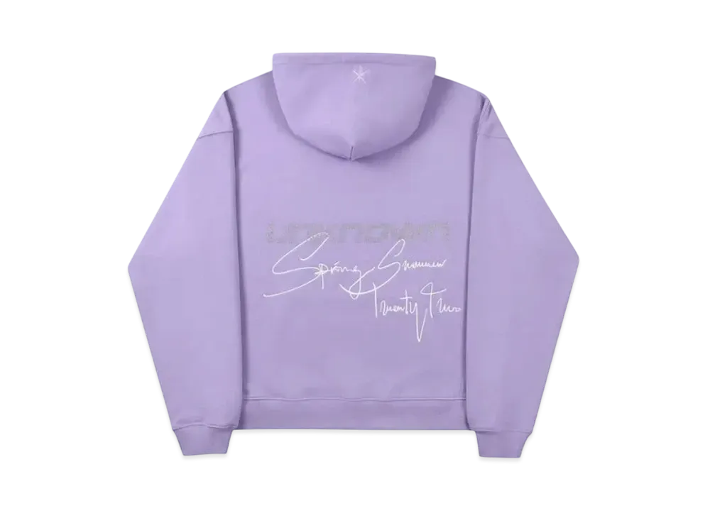 Unknown London Signature Rhinestone Hoodie "Purple"