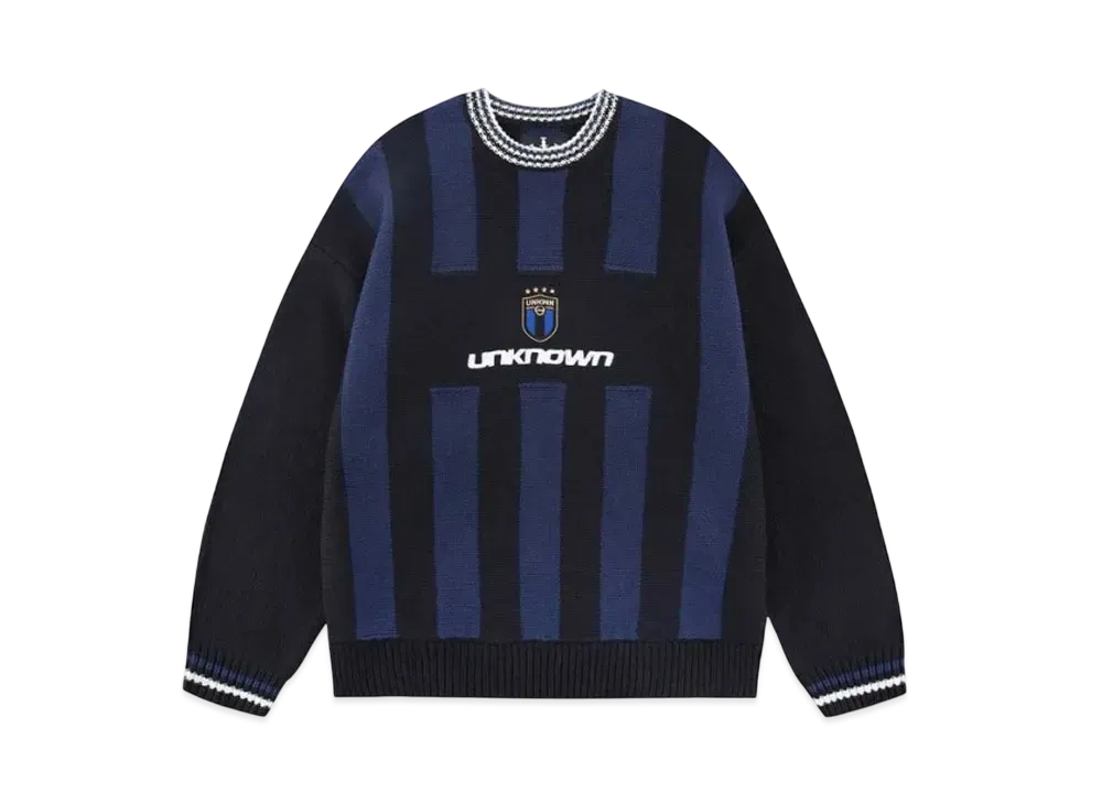 Unknown London Footy Knit "Black"
