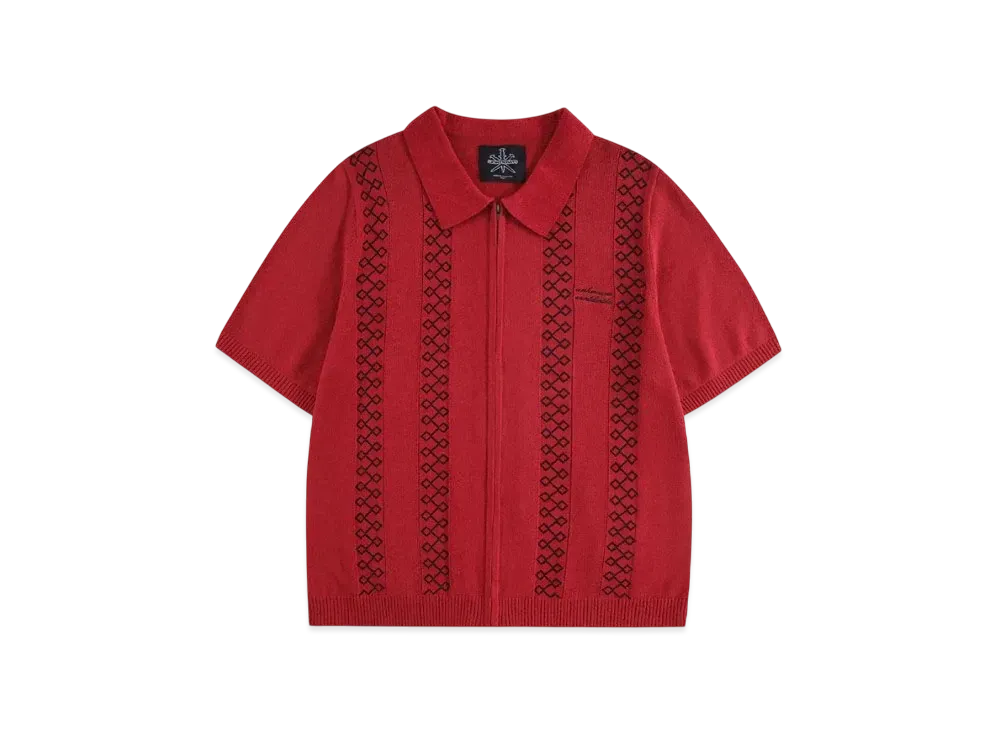 Unknown London Short Sleeve Knit "Red"