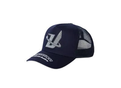Unknown London Rhinestone Cap "Navy"