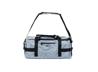 Unknown London Polyester Velvet Jacquard Travel Bag "Grey"