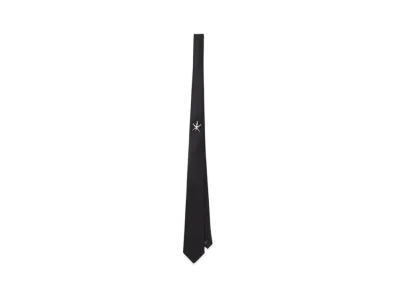 Unknown London Dagger Monogram Tie "Black"