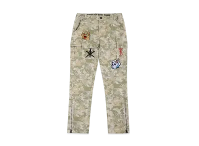 Unknown London Camo Stacked Cargo Pants "Beige"