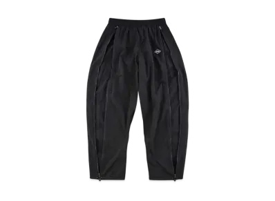 Unknown London Tonal Zip Track Pants "Black"