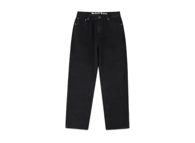 Unknown London Multi Logo Laser Printed Denim "Black"