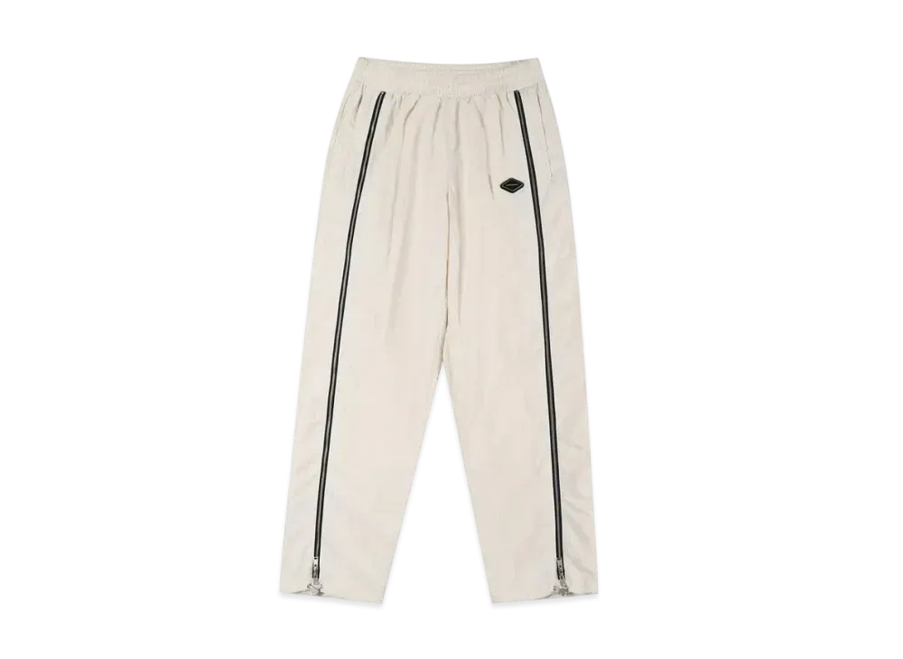 Unknown London Cream Tonal Zip Track Pants "Cream"