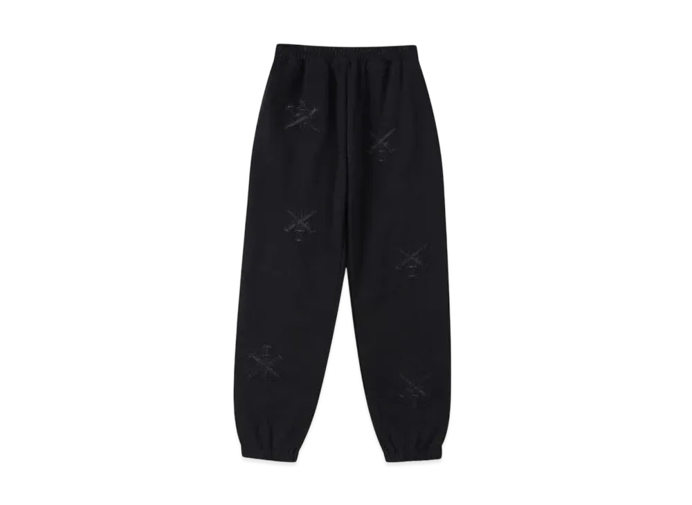 Unknown London Dagger Embroidery Jogger "Black"