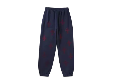 Unknown London Cross Rhinestone Jogger "Navy"