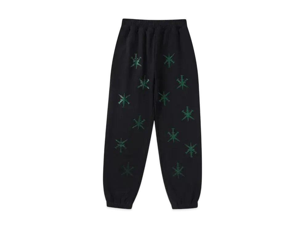 Unknown London Dagger Rhinestone Jogger "Black"
