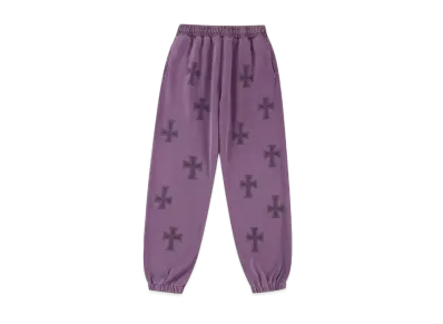 Unknown London Washed Purple Rhinestone Jogger "Purple"
