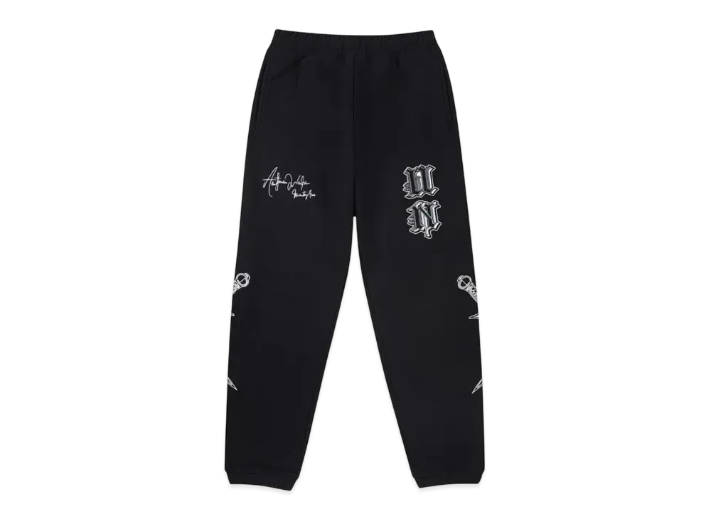 Unknown London Cracked Dagger Jogger "Black"