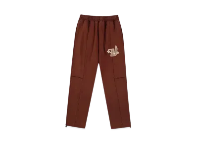 Unknown London Panel Details Acid Dyed Jogger "Brown"