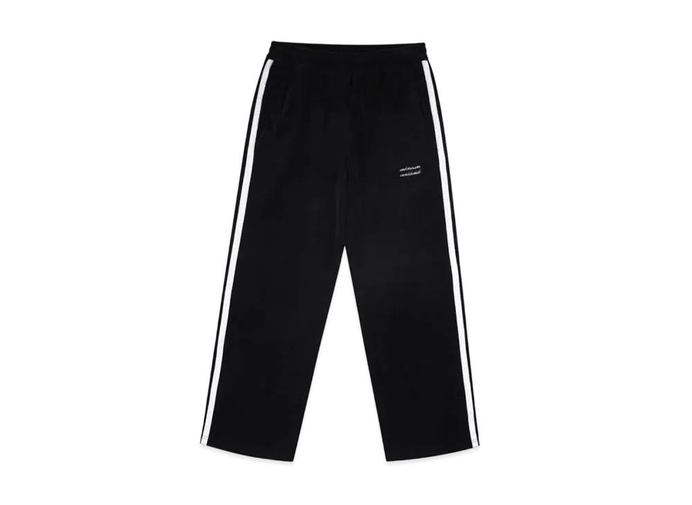 Unknown London Velour Track Pants "Black"