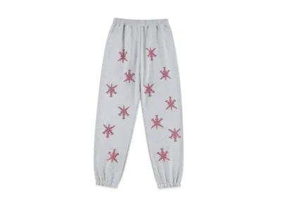 Unknown London Rhinestone Jogger "Light Grey"