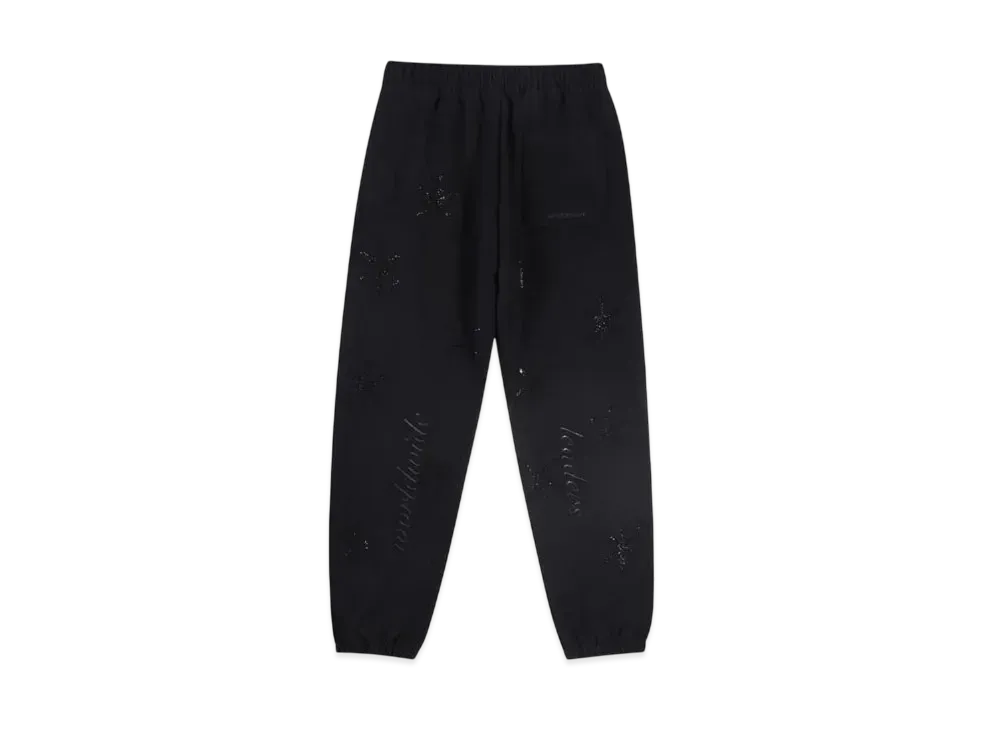 Unknown London Dagger Rhinestone Joggers "Black"