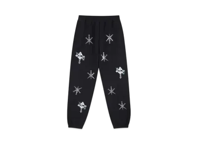 Unknown London x HCW Rhinestone Jogger "Black"