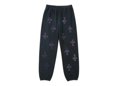 Unknown London Cross Rhinestone Jogger "Black"