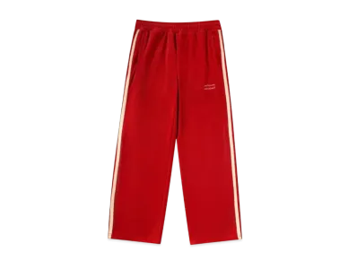 Unknown London Velour Track Pants "Red"