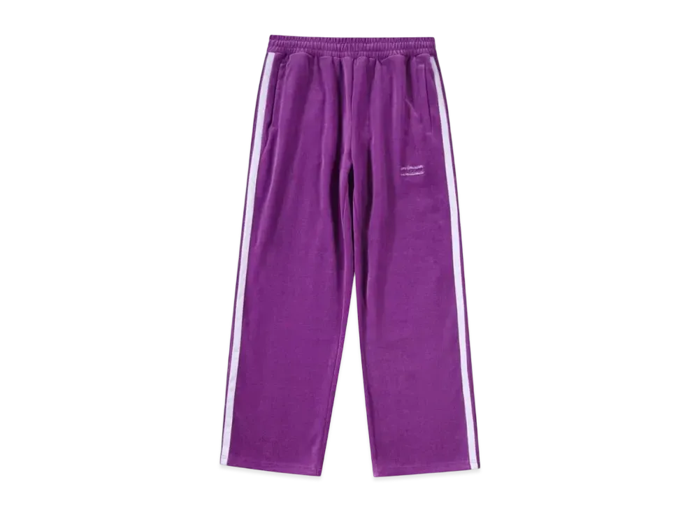 Unknown London Velour Track Pants "Purple"
