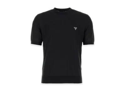 PRADA Wool T-Shirt "Black"