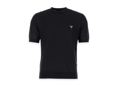 PRADA Wool T-Shirt "Blue"