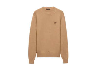 PRADA Men's Cashmere Sweater "Beige"