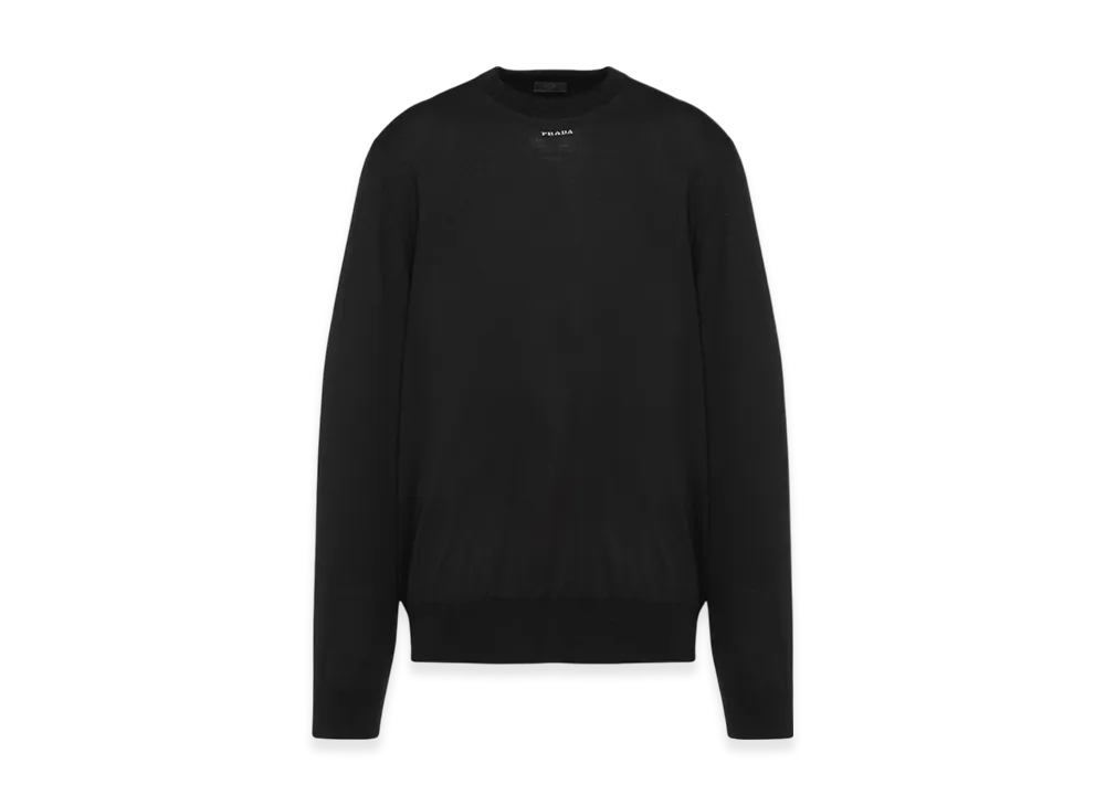 PRADA Superfine Wool Sweater "Black"