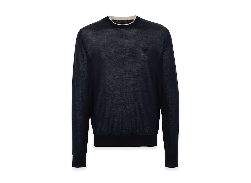 PRADA Cashmere Blend Sweater "Blue"