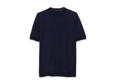 PRADA Wool Crew-Neck Sweater "Navy"