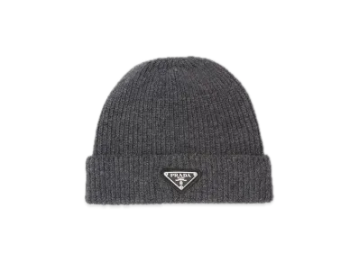 PRADA Wool & Cashmere Beanie "Gray"