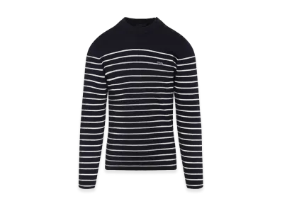 PRADA Embroidered Wool Sweater "Blue"