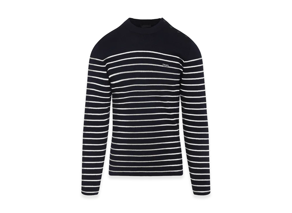 PRADA Crew Neck Sweater "Blue"