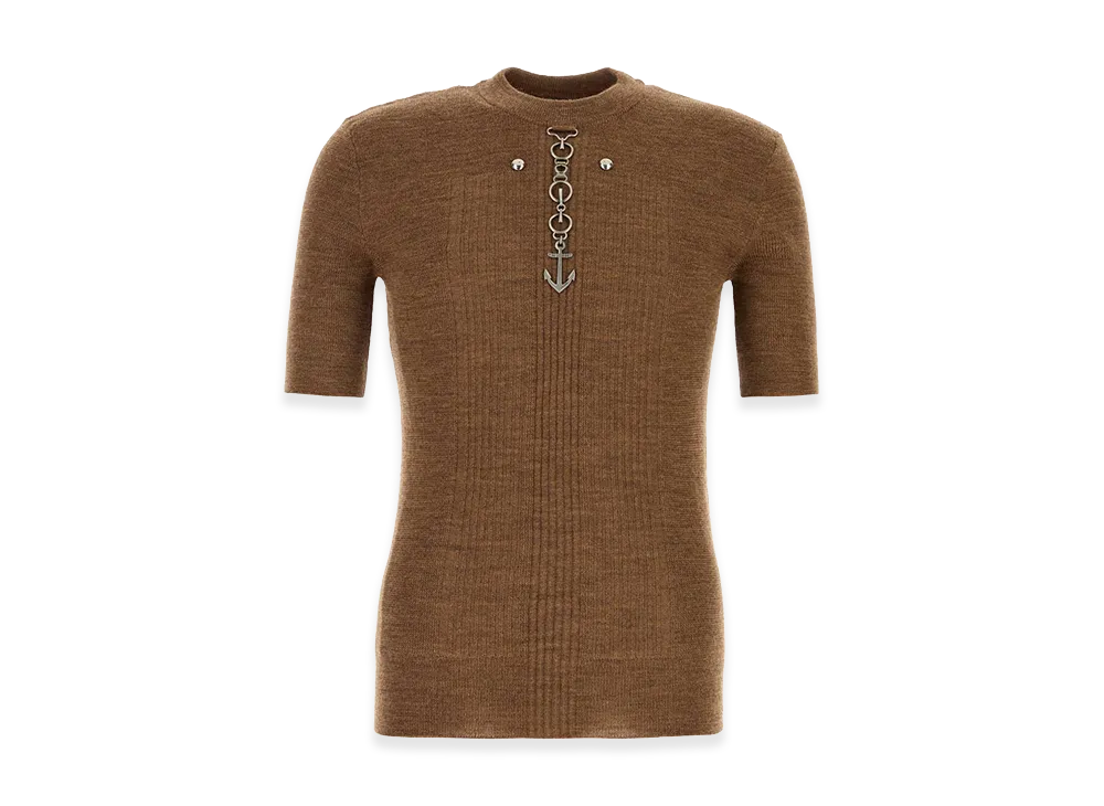 PRADA Caramel Wool Sweater "Camel"