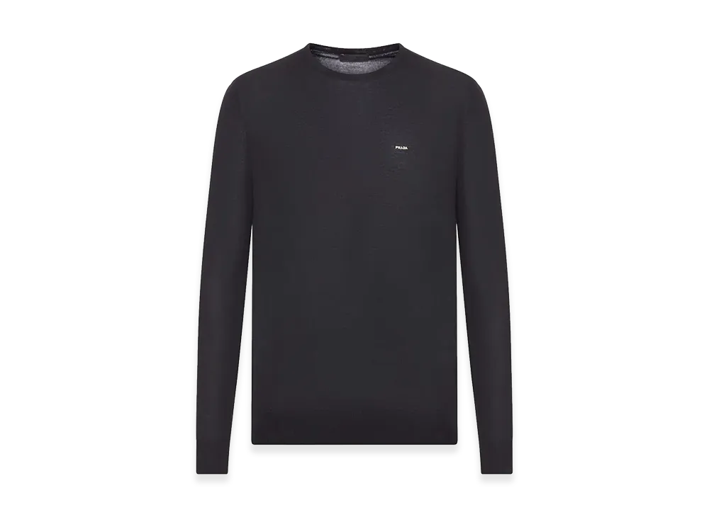 PRADA Embroidery Sweater "Black"
