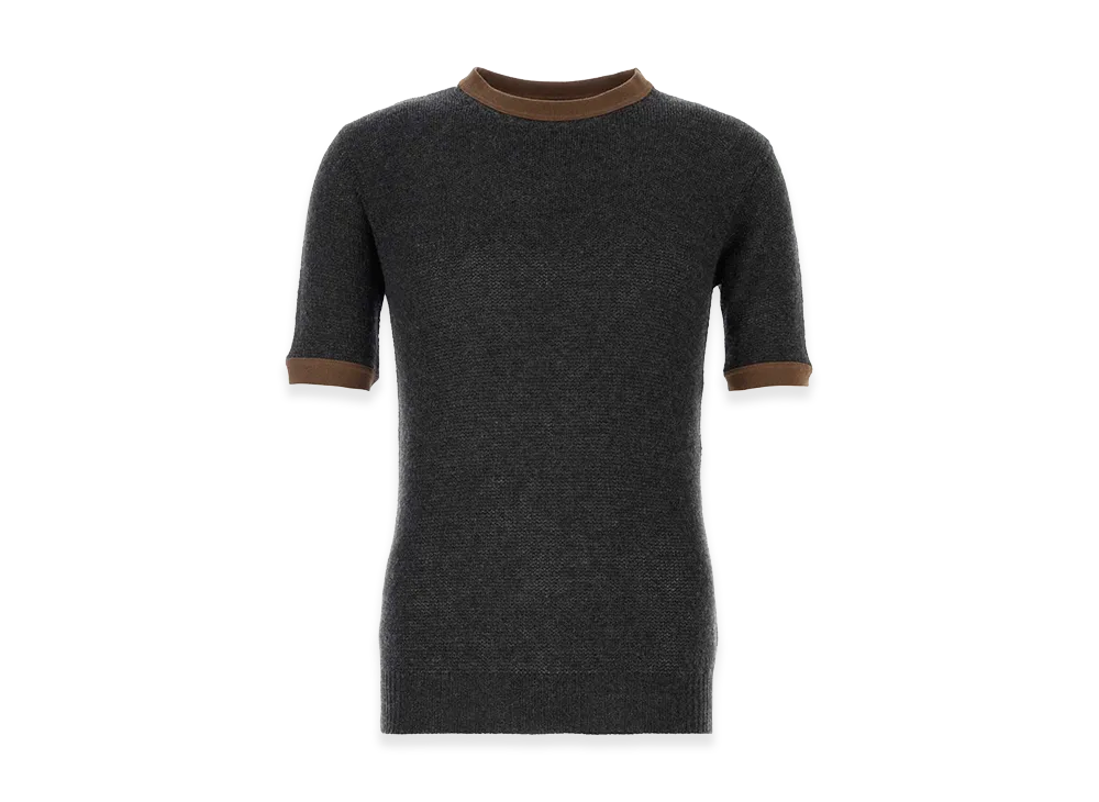 PRADA Charcoal Cashmere Sweater "Grey"