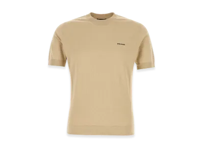 PRADA Cotton Sweater "Beige"