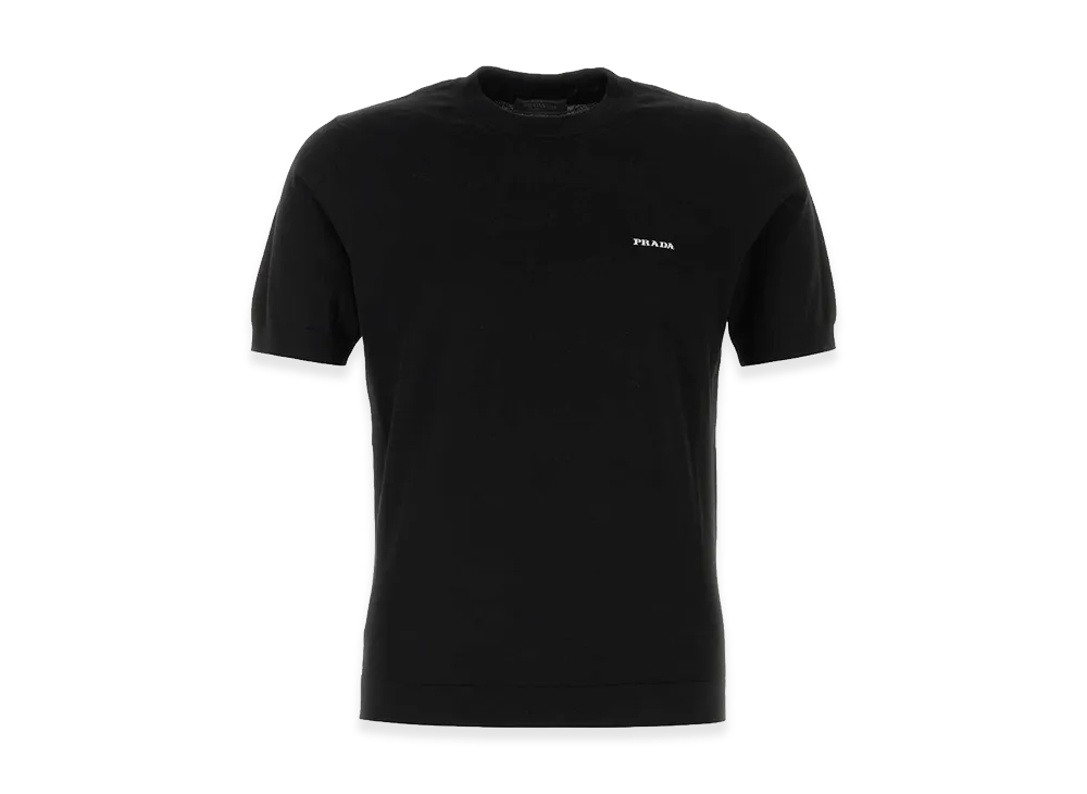 PRADA Cotton Sweater "Black"
