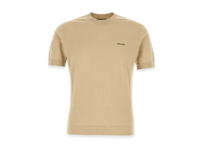 PRADA Cotton Sweater "Beige"