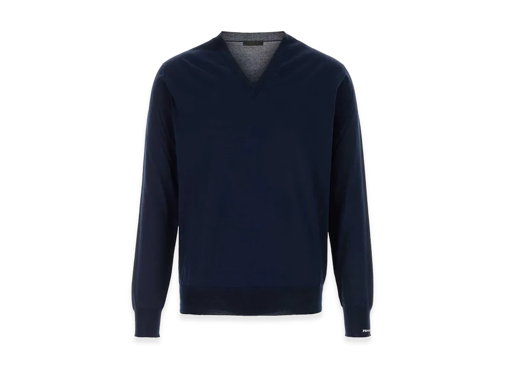 PRADA Cotton Sweater "Midnight Blue"