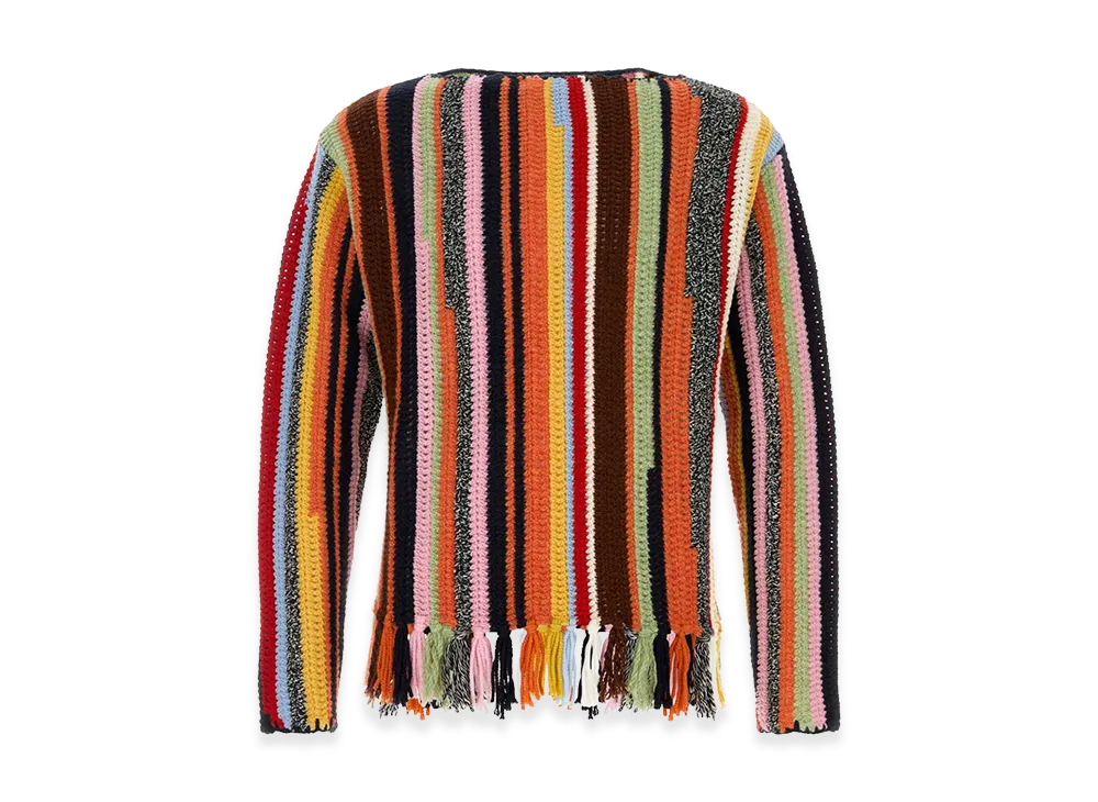 PRADA Multicolor Crochet Sweater "Multicoloured"