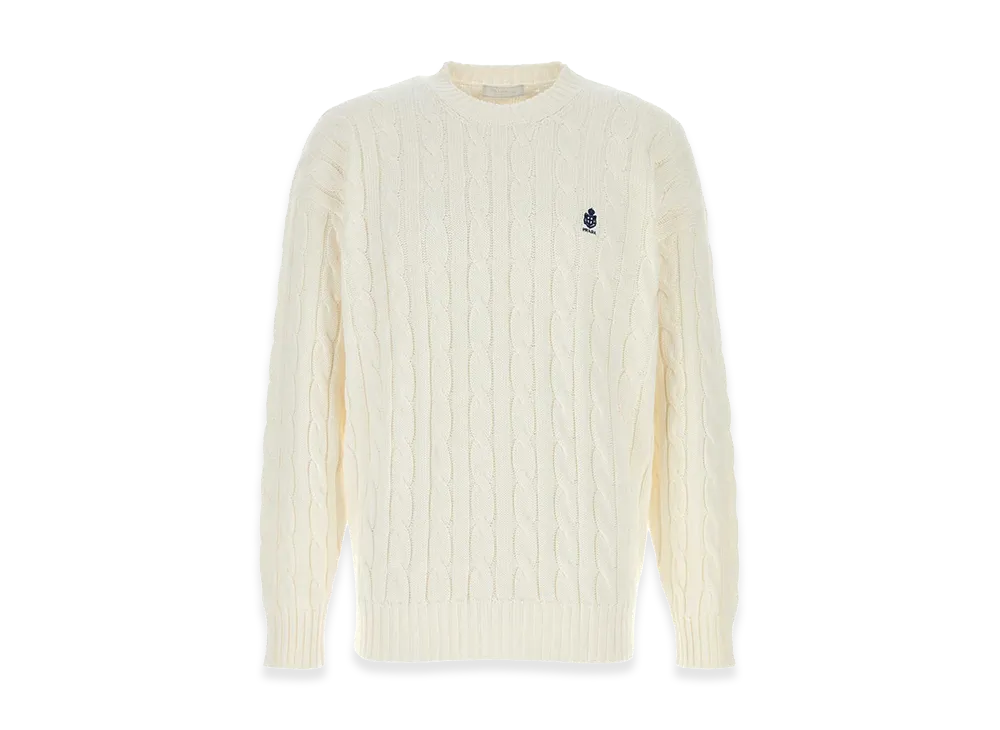 PRADA Cotton Sweater "White"