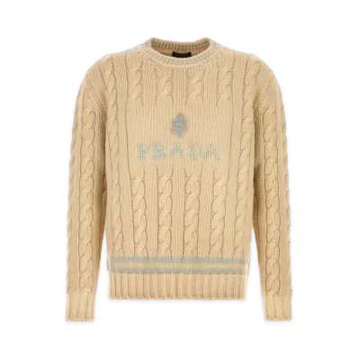PRADA Wool Sweater "Sand Beige"