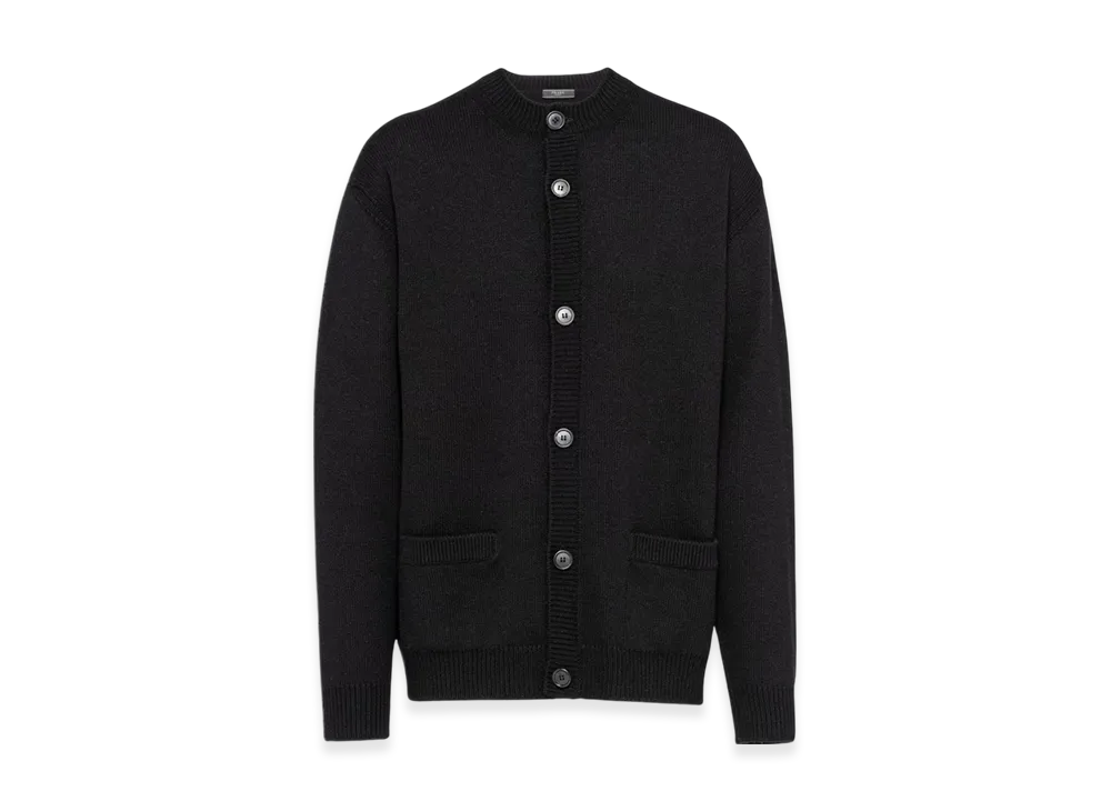 PRADA Cashmere Cardigan "Black"