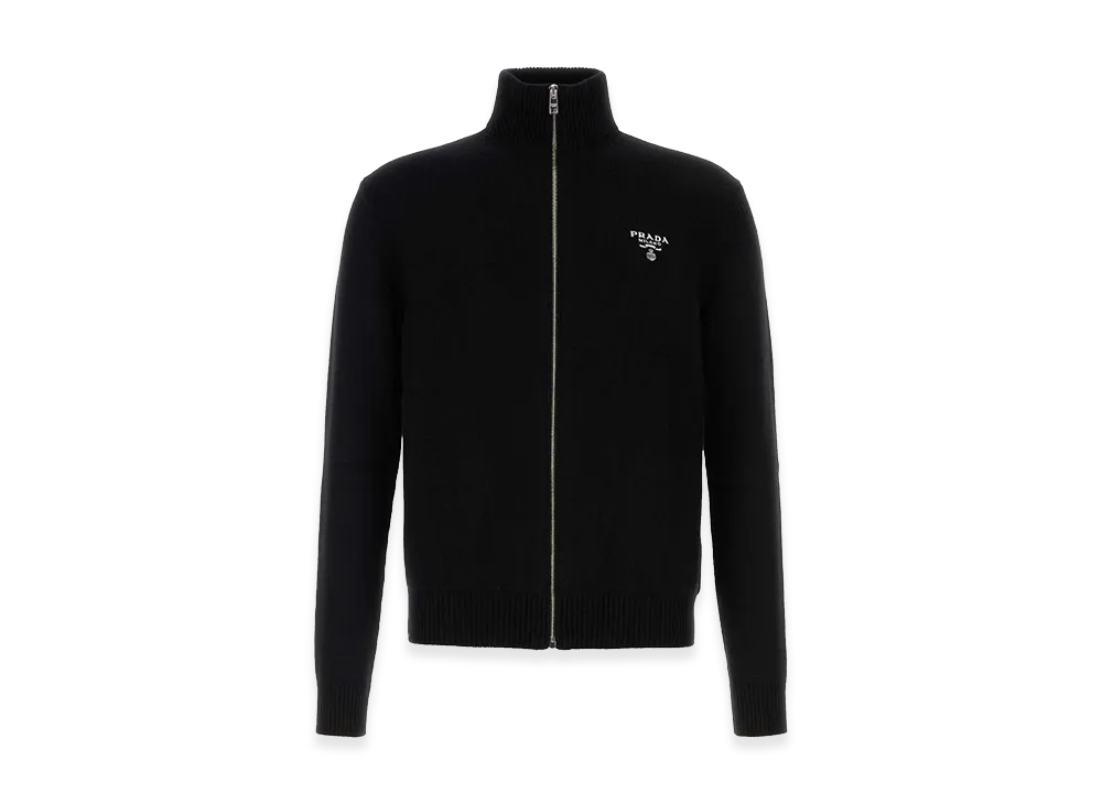 PRADA Cashmere Cardigan "Black"