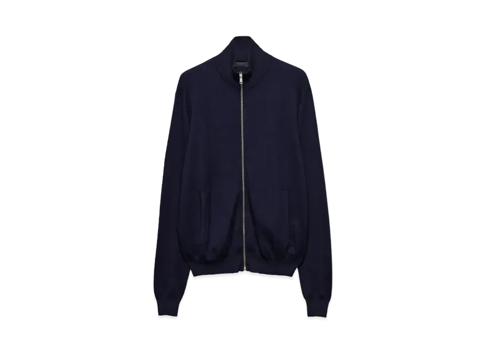 PRADA Men's Cashmere Cardigan "Navy"
